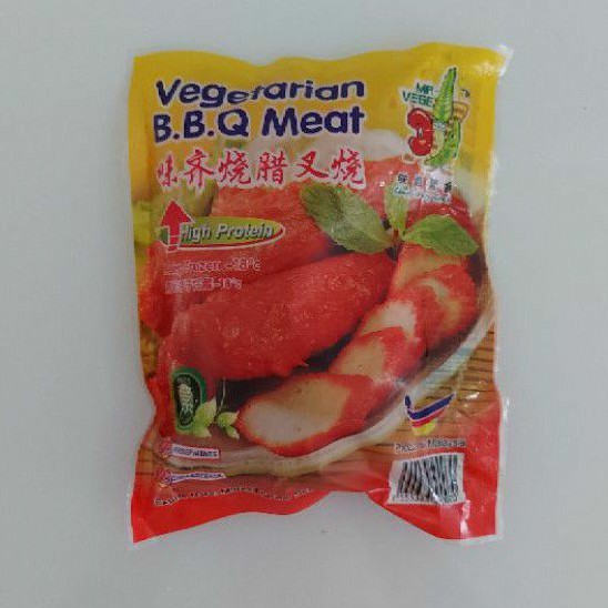 

Vegetarian BBQ Meat / Char Siu Vegetarian 240 Gr
