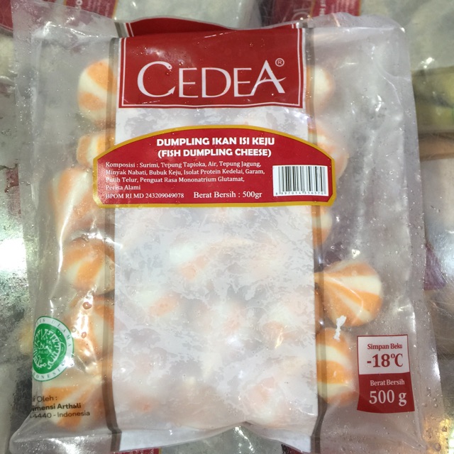 

Cedea dumpling keju 500gr