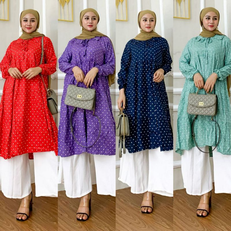 TUNIK RAYON PREMIUM ADEM HALUS BEST SELLER