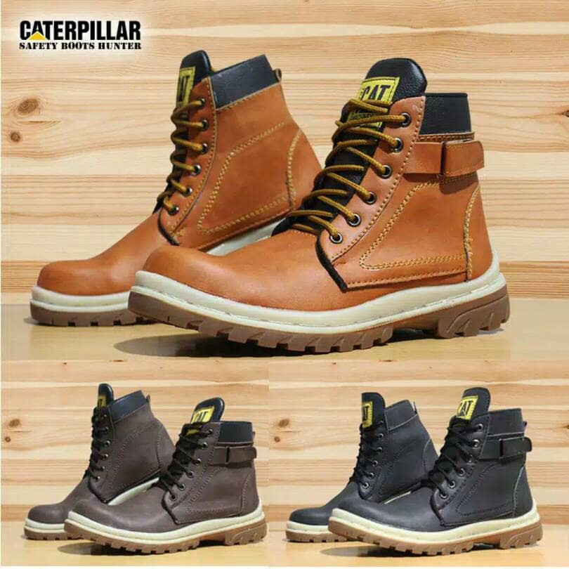 TERMURAH & ORIGINAL Sepatu Caterpillar Hunter Safety Boots