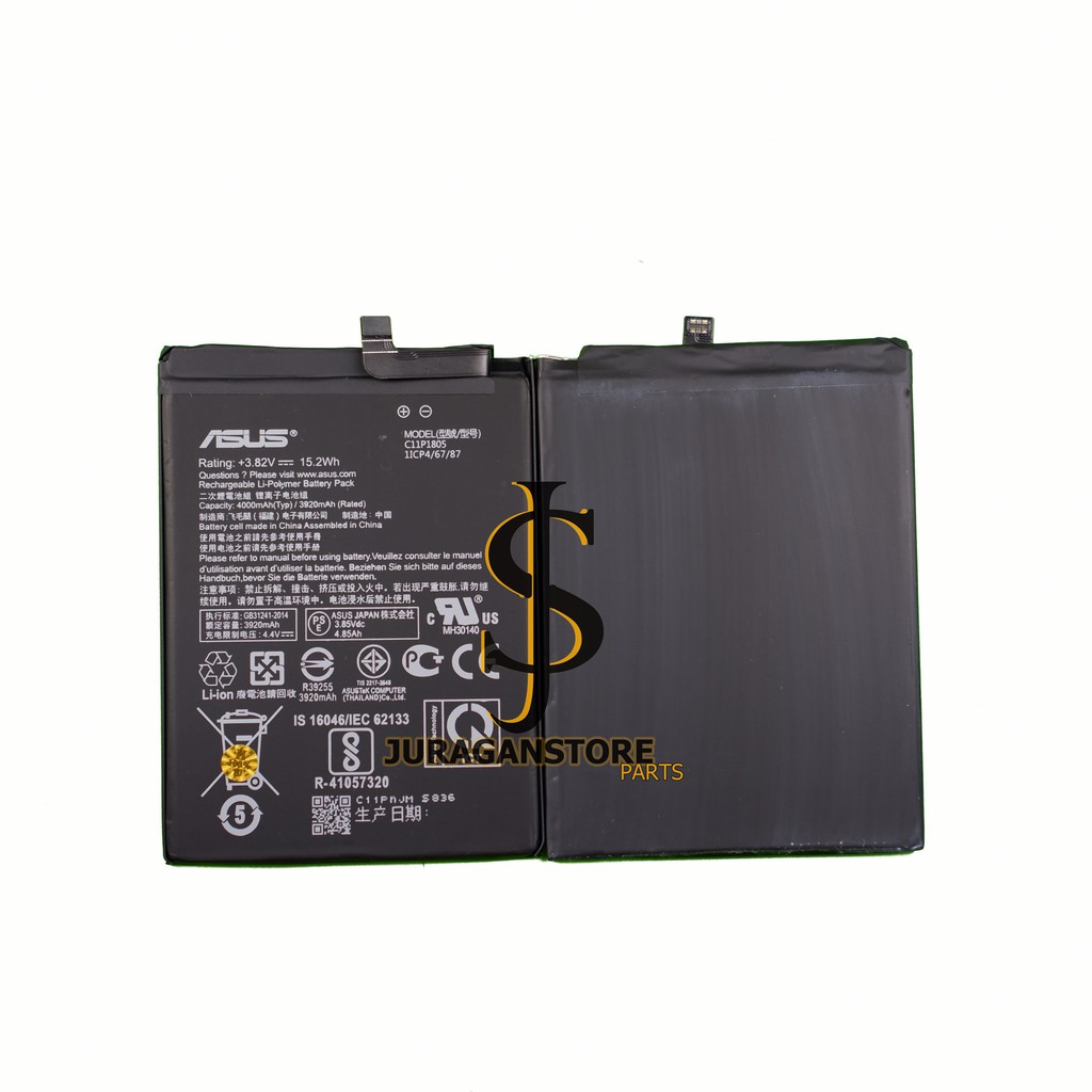 BATERAI BATTERY BATRE ASUS ZENFONE MAX M2 ZB633KL C11P1805 ORIGINAL