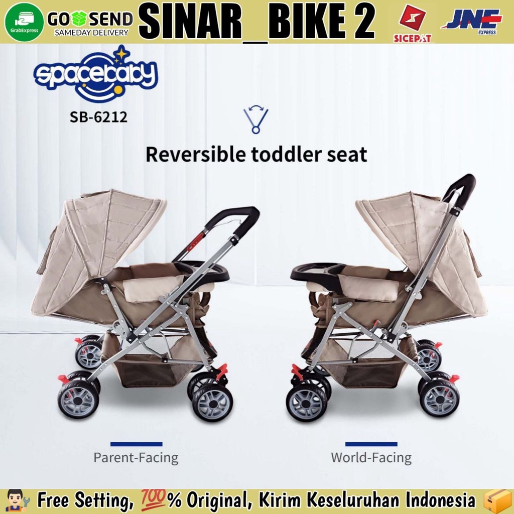 Baby Stroller Kereta Dorong Baby SB-6212//6055 // 6055A // 6215 // 6155 // 6128 Bisa Hadap Depan Dan Belakang