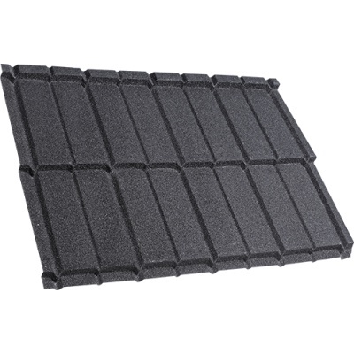 Jual Genteng Metal Hitam Pasir Inspiro Charcoal Black 0.25 | Shopee