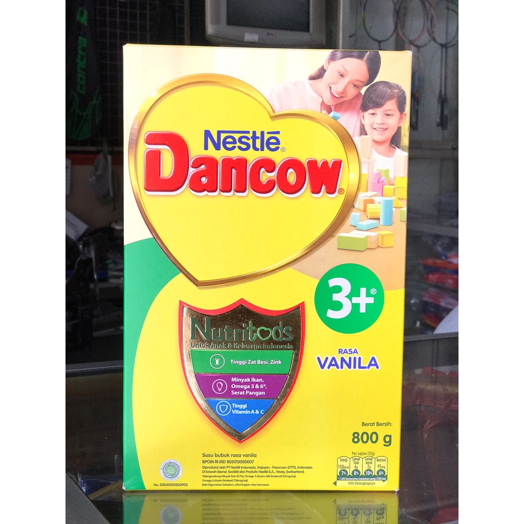 NESTLE DANCOW 3+ Advanced Excelnutri+ VANILA/MADU 800g