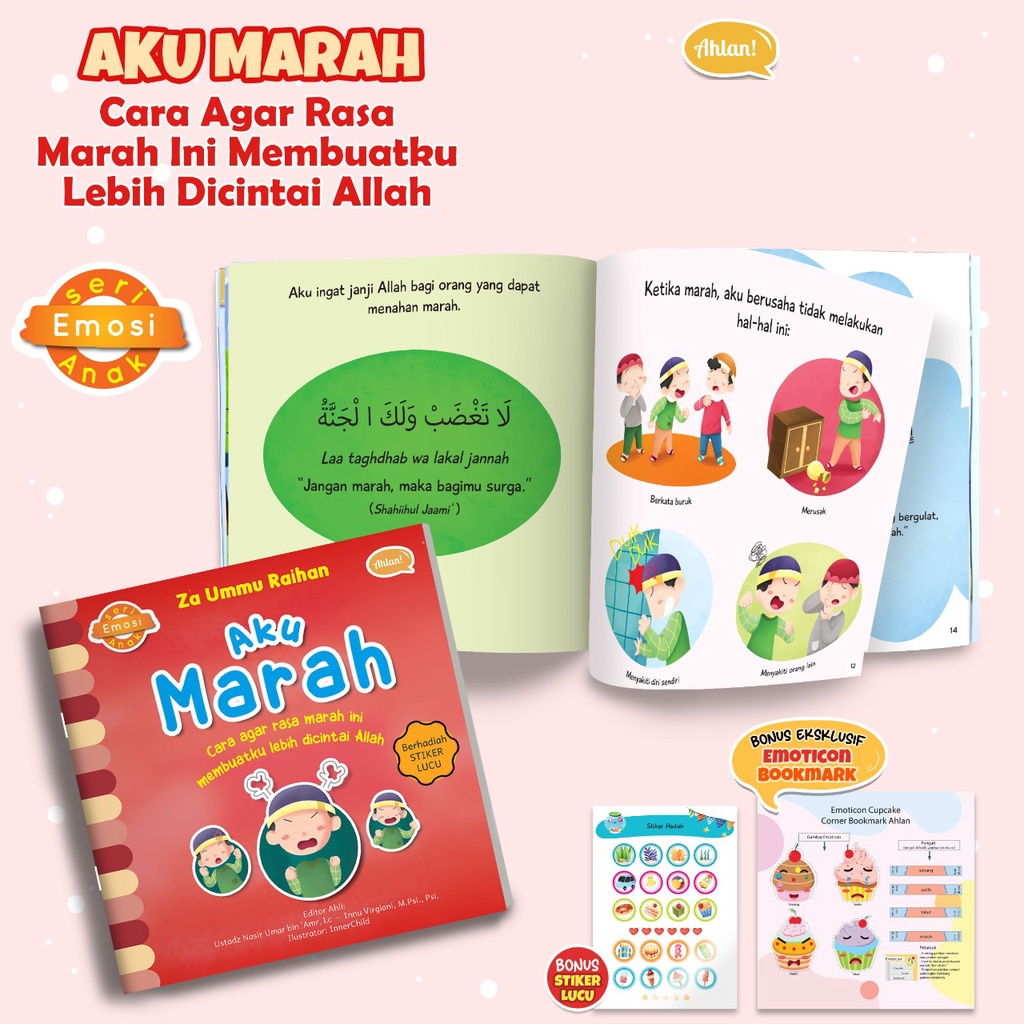 Buku Anak : Seri Emosi Anak (4 Buku + Bonus)