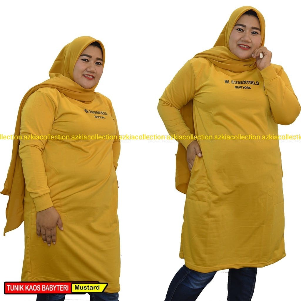 TUNIK KAOS JUMBO WANITA