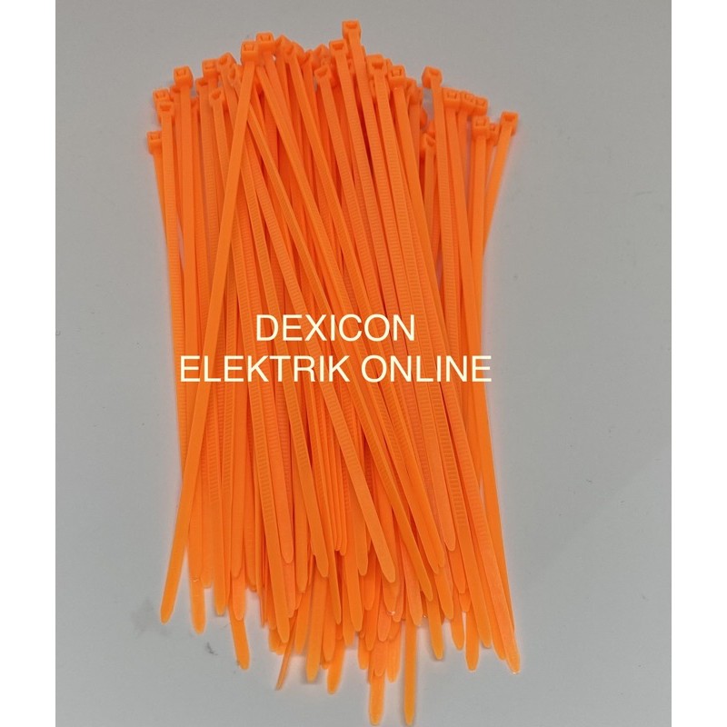 kabel ties 10 cm/cable ties/kabel serut/tali ties/ties warna/kabel ties warna/kabel pengikat plastik