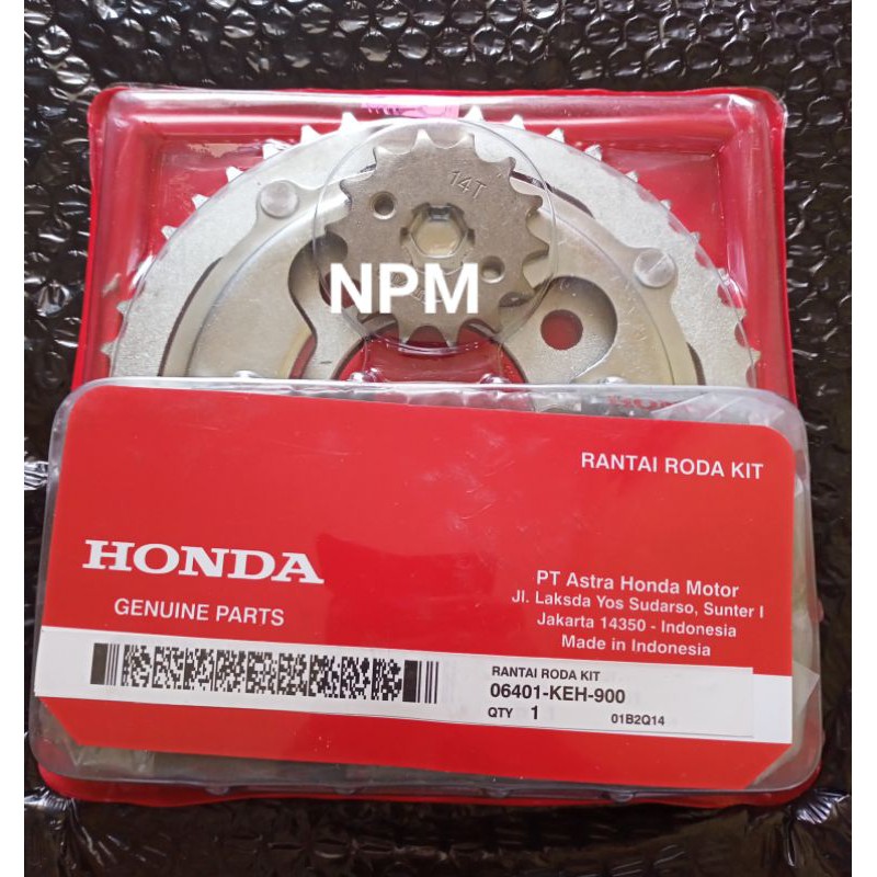 Jual Gear Set/Rantai Roda Kit MEGAPRO primus kode part (06401KEH900
