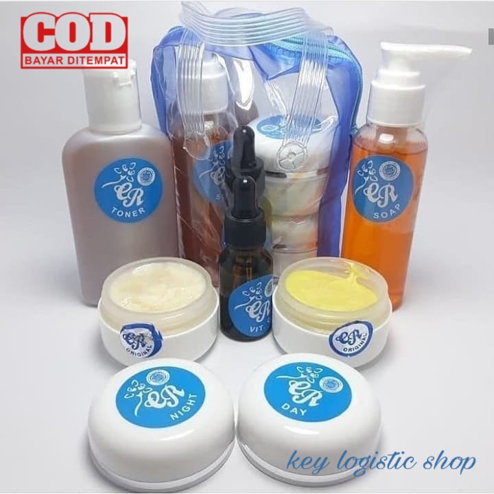 Cream CR Kemasan Biru Original - Cream Pemutih Wajah