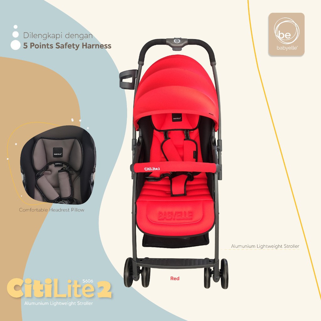 PROMO Stroller Babyelle Citilite S606 Kereta Dorong Baby Elle Makassar