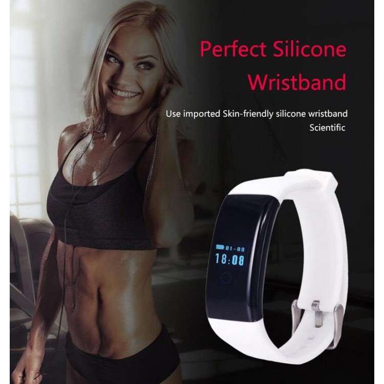 SKMEI DFit Smartwatch Wristband LED - D21 (HITAM)