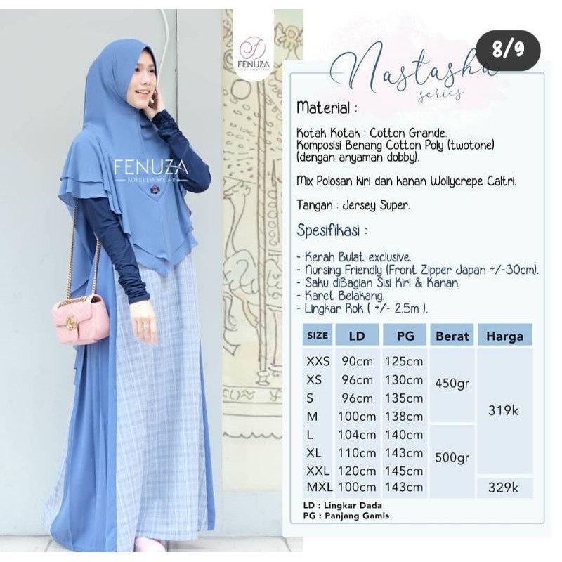 preloved gamis Natasha Fenuza