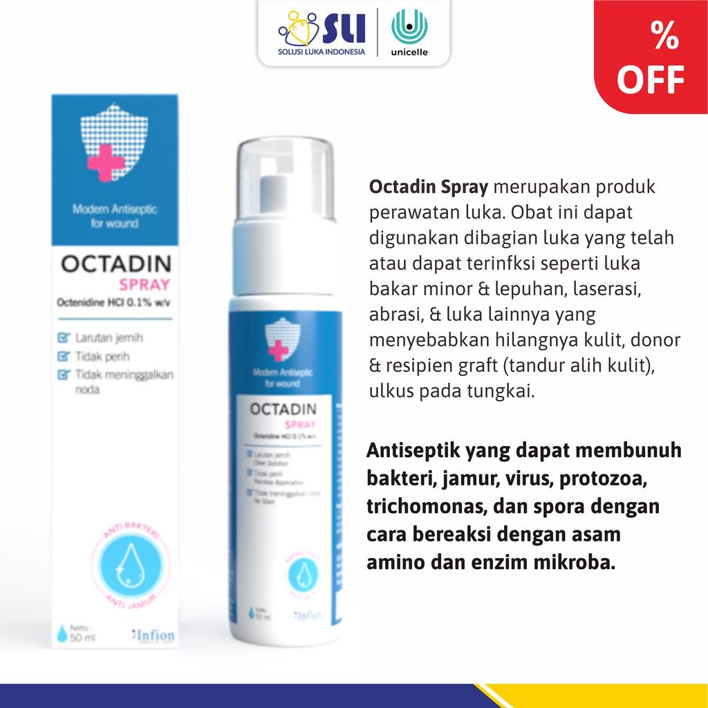 Octadine Spray 50 ml - Cairan Antiseptik