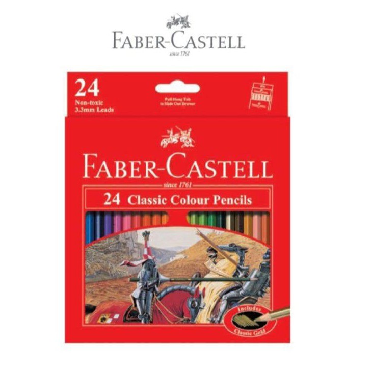 

Pensil Warna Faber Castell Classic 24 Warna / Pensil Warna Faber Castell 24 Warna Classic