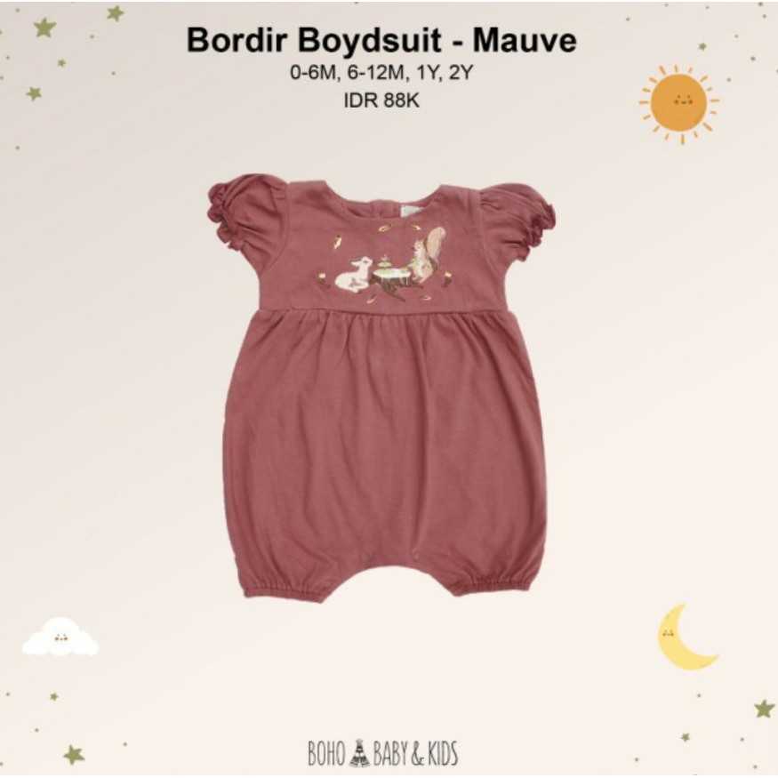 11.11 SALE Ambyar Bohopanna 2 Tahun Bordir Bodysuit Jumper Anak Perempuan CBKS