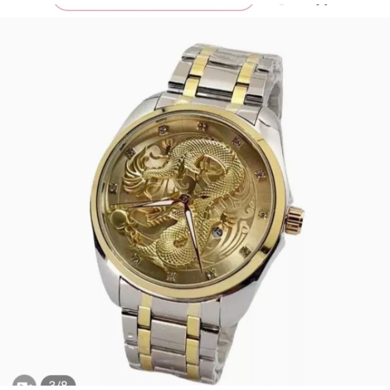 JAM TANGAN PRIA ROLEX DRAGON RANTAI JACKIE TERBARU