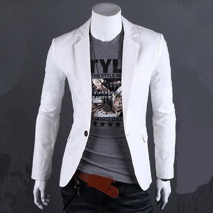 BLAZER PRIA SLIMFIT PUTIH FORMAL HUNTER WHITE KANCING 1 ORIGINAL NIKAYU HIGH TWIST