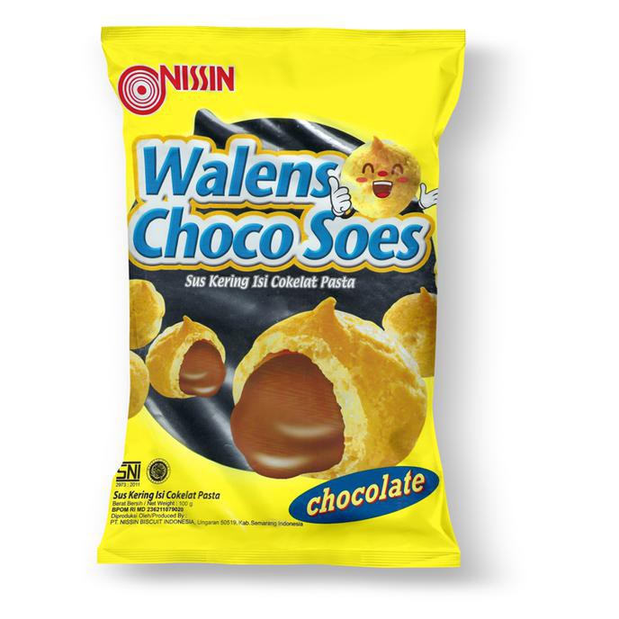 

DISKON! Nissin Wallens Soes Choco 100gr ( Pillow Bag )