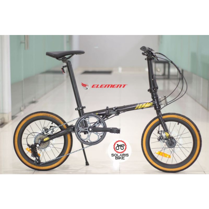 Sepeda Lipat Element Police Troy 8SP 16inch Foldx 8SP 20Inch