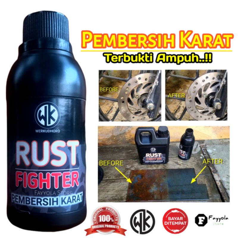 Pembersih Mesin Motor Ampuh / Rust Fighter Penghilang Karat Blok Mesin Besi Chrome Alumunium