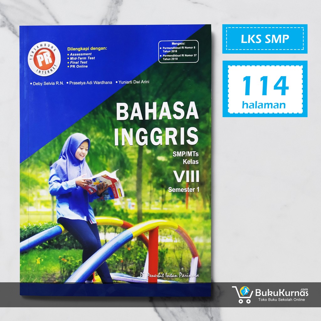 Buku Lks Bahasa Inggris Smp Kelas 8 Semester 1 K13 Intan Pariwara Shopee Indonesia