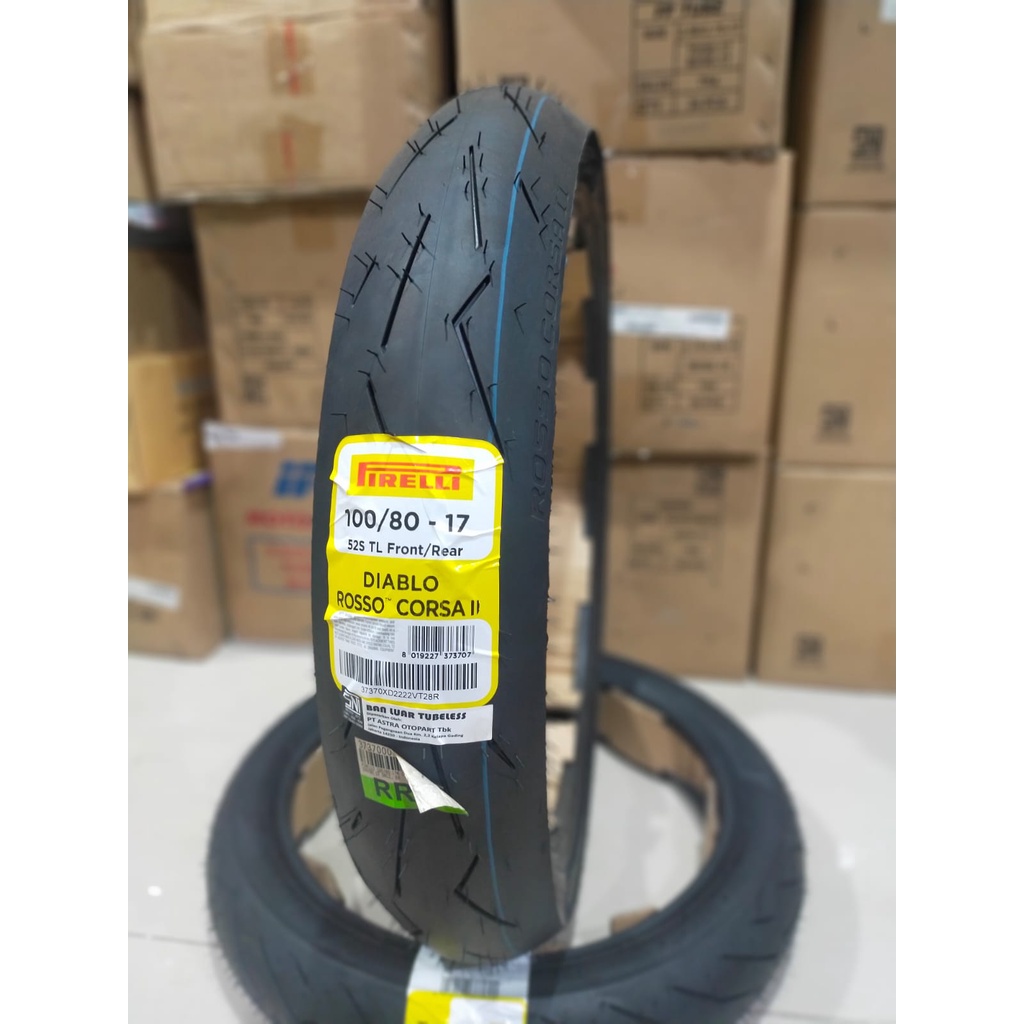Ban Pirelli Diablo Rosso Corsa II 100/80-17 ban race pirelli diablo rosso corsa 2