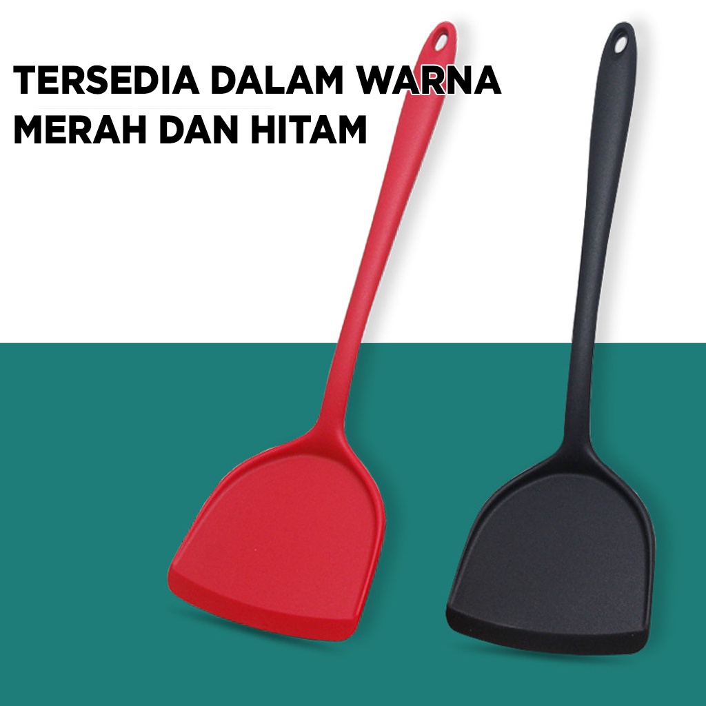 Spatula Masak || Sutil Scrap Kocokan Silicone/Silikon || FOODGRADE