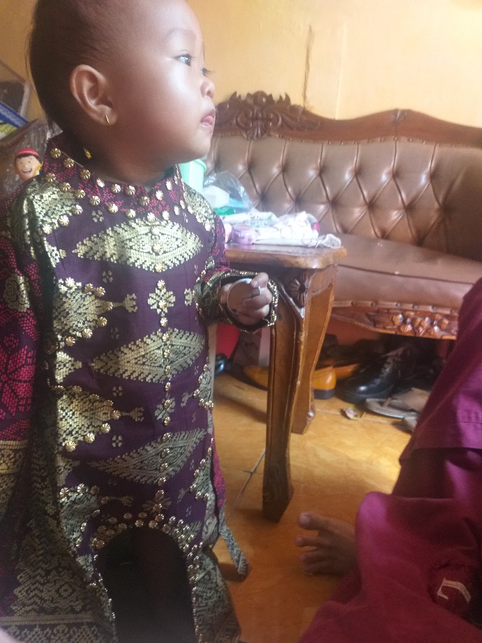 Tunik Songket Diandra Dan Malika Anak /kurung Batik Jupri Batik Couple