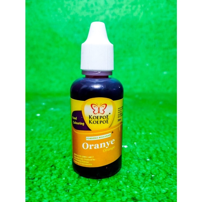 pewarna makanan orange koepoe-koepoe 30 ml / pewarna orange tokomaju1625