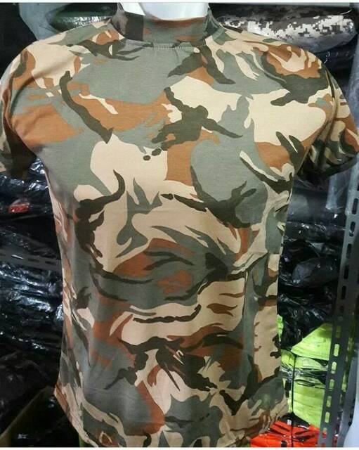 Kaos army/kaos loreng army/kaos loreng lengan pendek