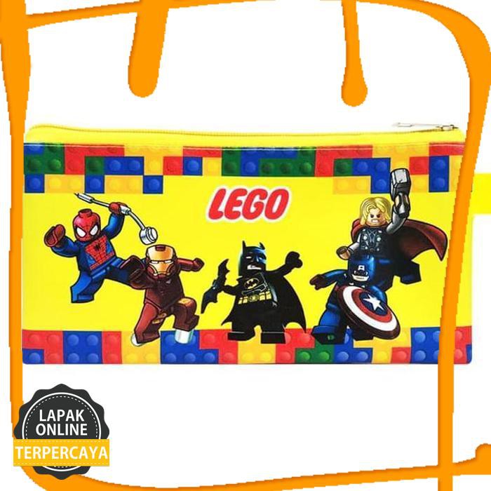 Promo Mini Case Lego Kuning Tempat Pensil Pencil Case Karakter Jaminan Mutu