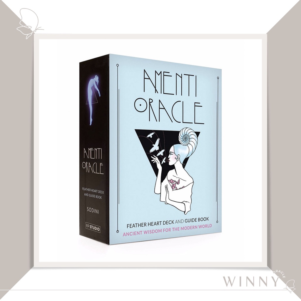 Amenti Oracle Feather Heart Deck | Kartu Oracle | Kartu Tarot