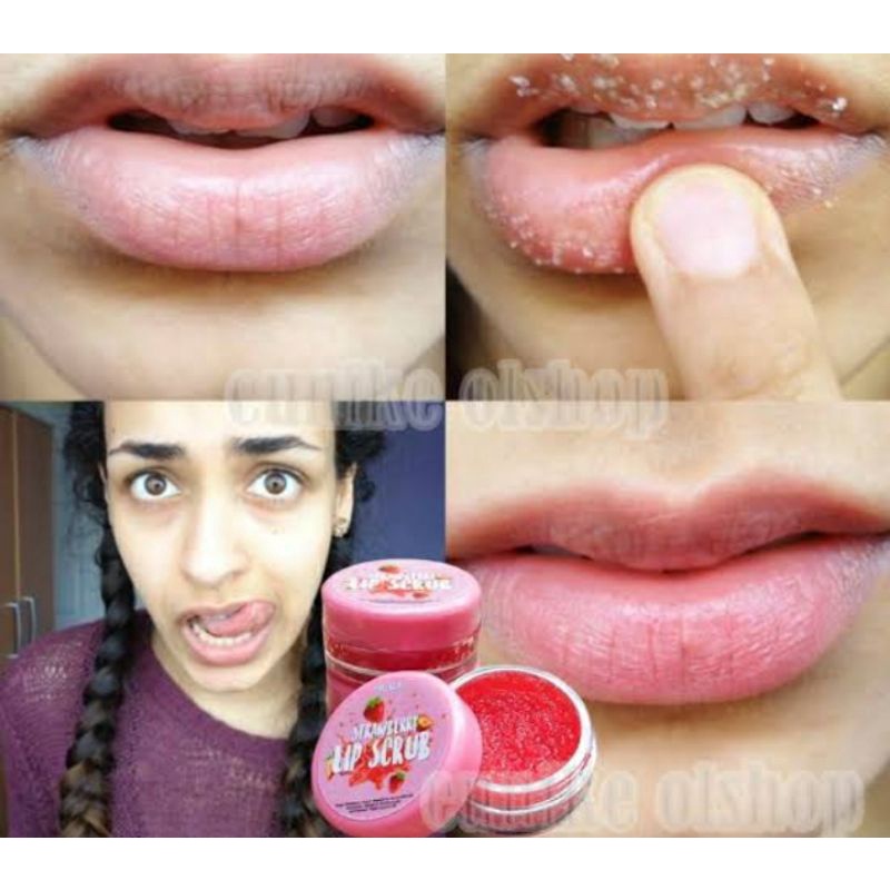 LIP SCRUB Strawberry (BELI 5 FREE 1)