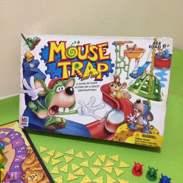 Board Game Mouse Trap Original By Milton Bradley