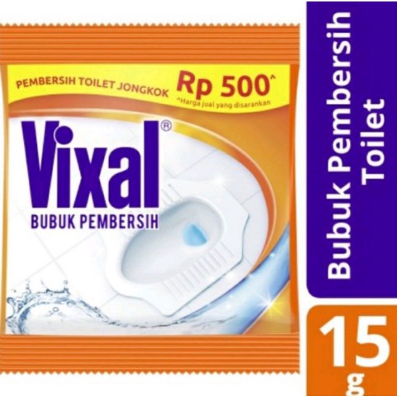 VIXAL PEMBERSIH TOILET SACHET ISI 12 PCS