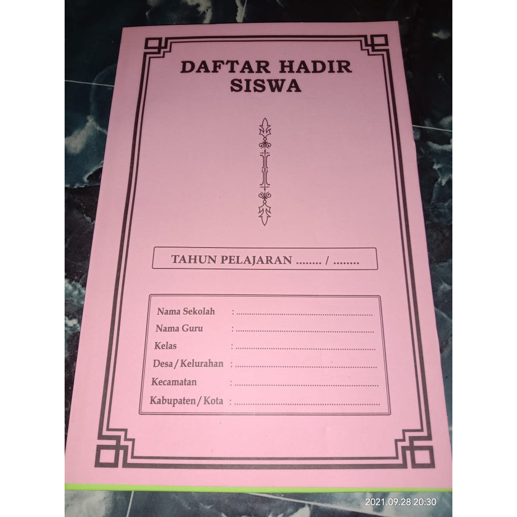 Buku Kumpulan Administrasi Guru Madrasah Ibtidaiyah