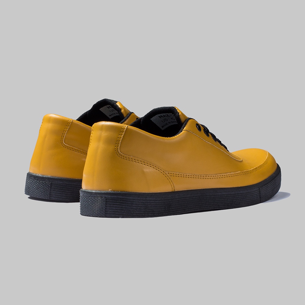 AZIEL TAN BLACK |ManNeedMe x NAZ| Sepatu Sneakers Pria Casual Sneaker Cowok ORIGINAL