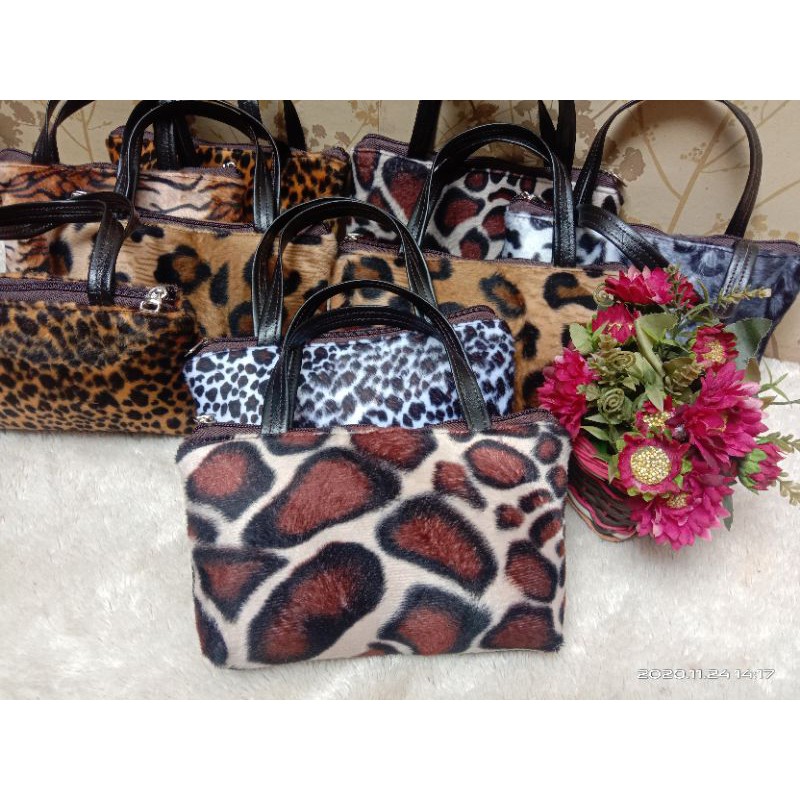 dompet Teng teng leopard / dompet macan /dompet leopard