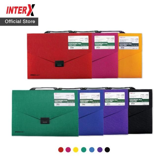 

((READY COD)) InterX Expanding File Handle 12 Tabs Linen Series PROMOKode 2151