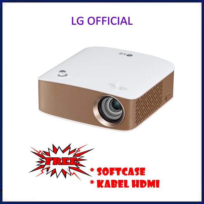Proyektor LG PH150 Mini portable PH-150 PH150G PH 150 Battery Embedded - CaseHDMICable