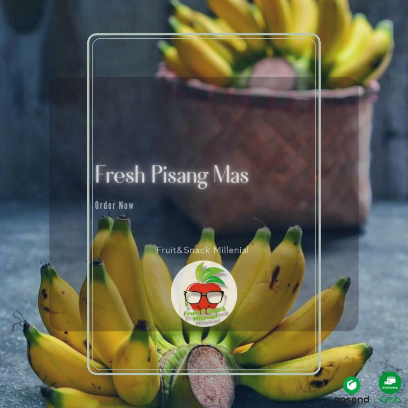 

Pisang Mas Satu Sisir (Bobot 1-1,5kg)