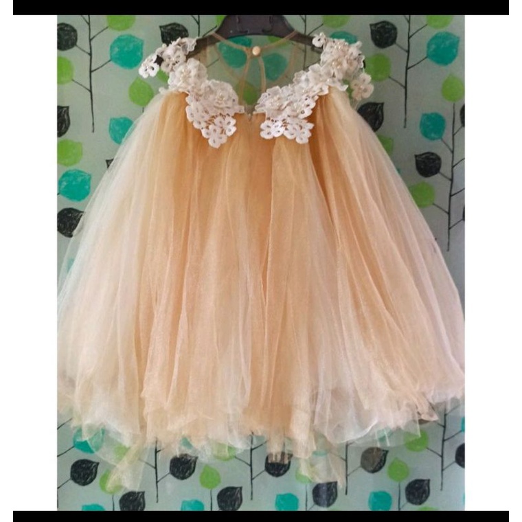 preloved dress party georgina rose anak usia  1-2thn