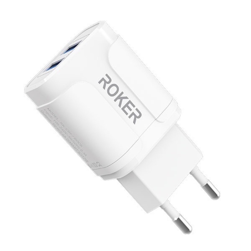 Batok Charger Roker Rock 2USB 2.4A (NON PACKING)