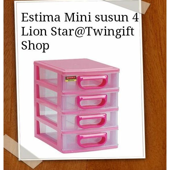❃ Container Laci Estima Mini susun 4 Lion Star.(). ○