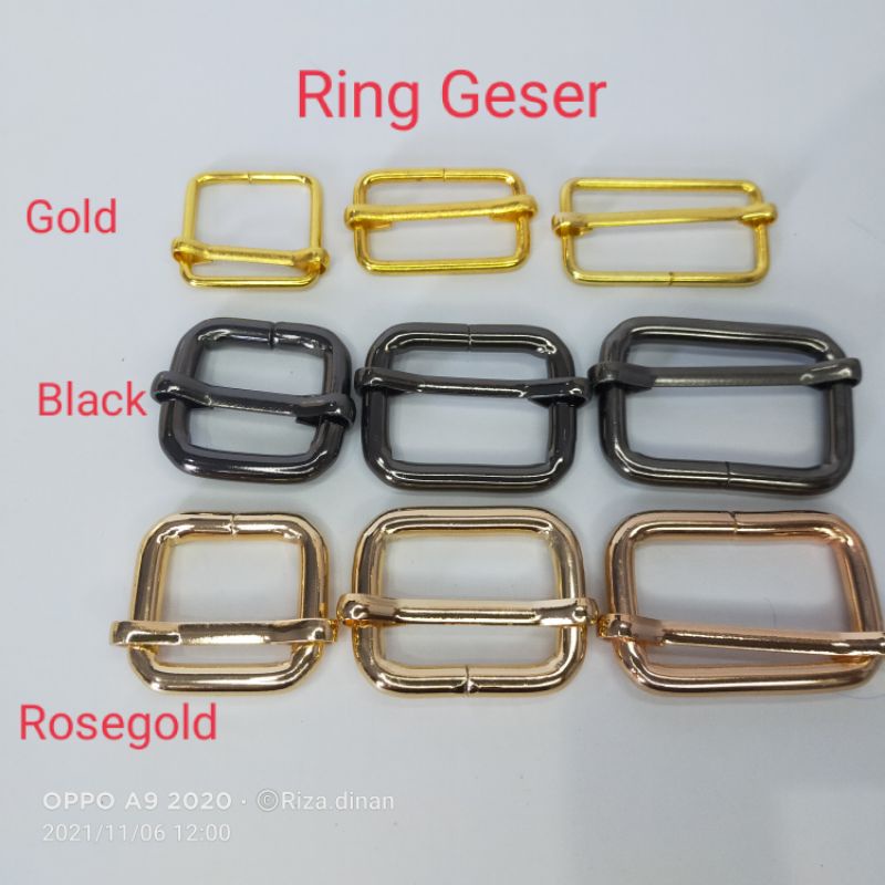 Ring Geser Gold / RoseGold / Black