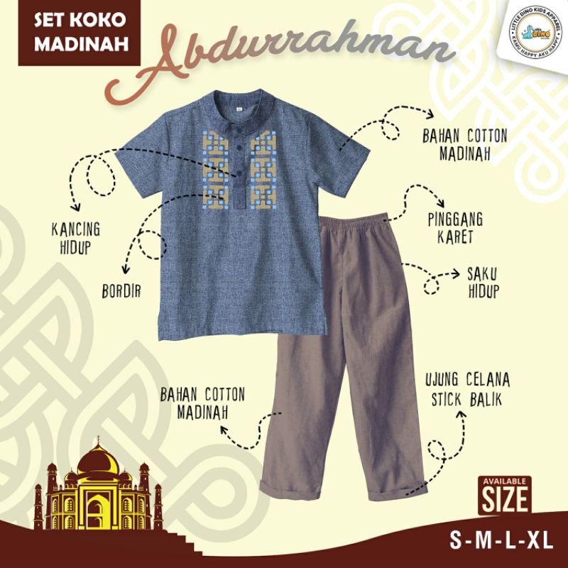 Baju Koko Anak Abdurrahman Baju koko anak tanggung biru dongker maroon