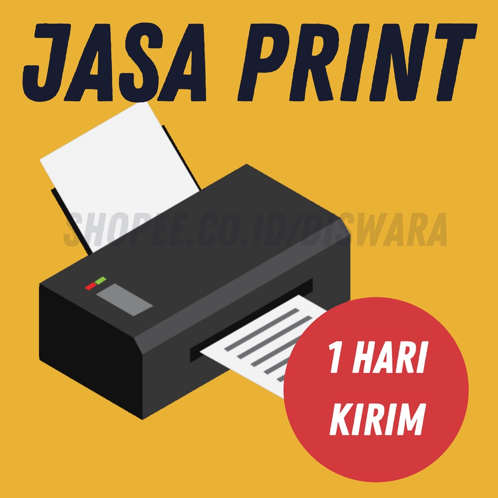 Jasa Print Murah A4 Hitam Putih Berwarna