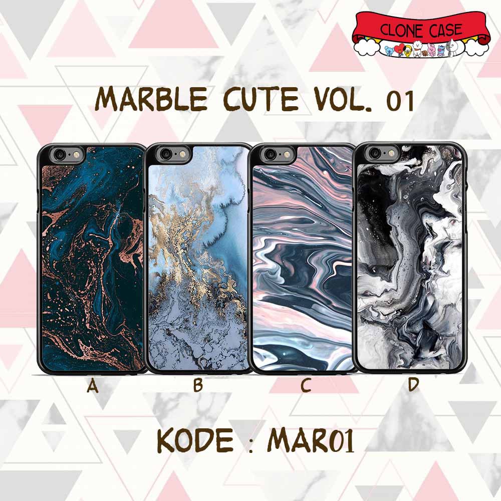 Case Oppo F5 F7 F9 F11 Pro Youth - Hardcase Marble Vol. 01