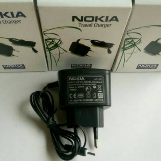 Charger nokia colokan kecil ac-3e 6280 6300 6303 6600s 7088 7100 7210s