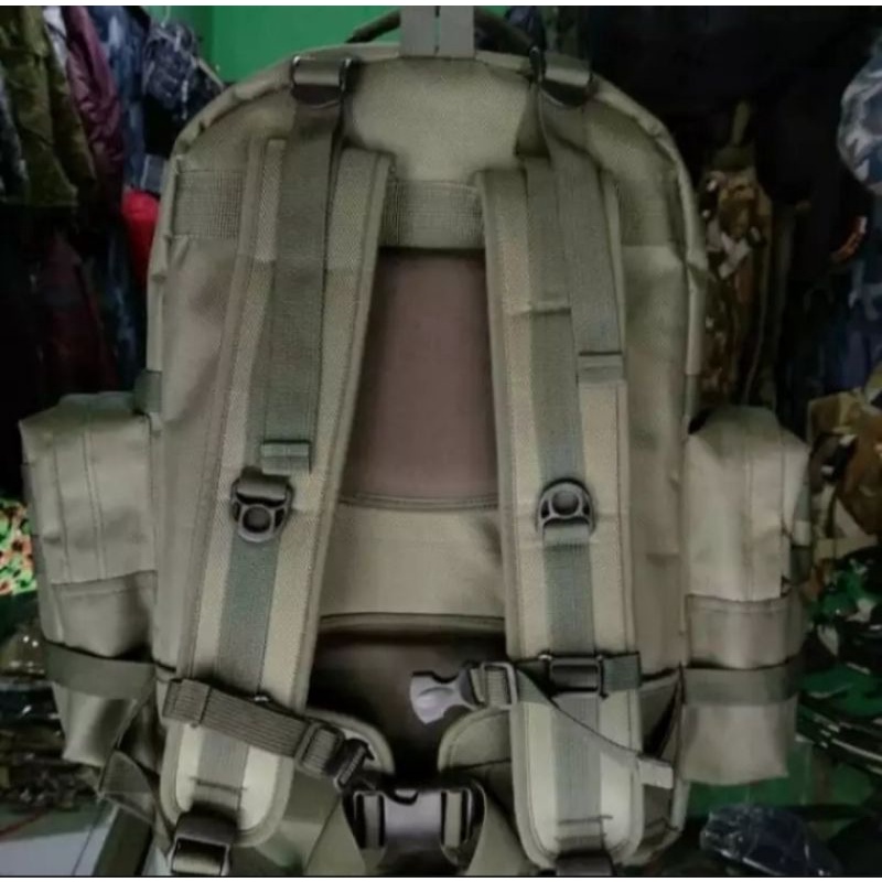 Tas ransel tentara hijau army Jumbo/tas punggung pria tactical/Tas model medis Kualitas super Kuat